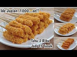 Ide Jualan Paling Menguntungkan Cuma Tahu 2 Ribu Jadi 35 Tusuk Selling Idea Tofu Capital Youtube Ide Makanan Makanan Ringan Gurih Masakan Simpel