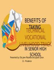 Television lines (tvl) is a specification of an analog camera's or monitors's horizontal resolution power. Benefits Of Taking Tvl Track Pptx Benefits Of Taking Technical Vocational Livelihood Track In Senior High School Presented By Ella Jane Filezelda And Course Hero