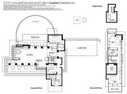 Frank Lloyd Wright S Gordon House Plan Arquitectura Arquitectos House