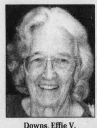 Effie Vada Squires Bessel Downs (1910-2001)