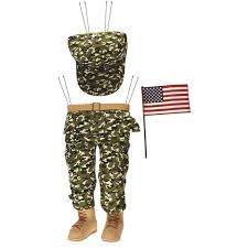 Plush Solider Wreath Enhancment Accent Wreath Accessories American Flag Wreath Scarecrow Wreath