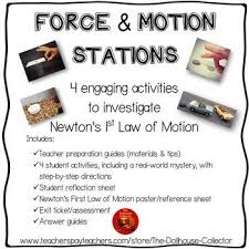 Here we suggest simple but quite interesting activities to work with the verb to have. Newton S 1st Law Of Motion Force Motion Stations Force And Motion Newtons Laws Of Motion Newtons First Law