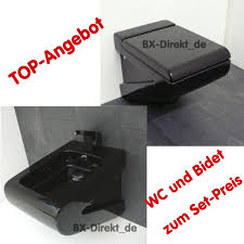Toilet With Bidet In Black At A Top Price In The Set Original Italian Designer Wc And Bidet