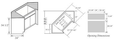 With This Option The Cabinet Front But Not The Toe Kick Area Doors And Drawer Fronts Will Be Stained Or Paint Corner Sink Cabinet Dimensions Base Cabinets