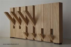 Eiken Kledinghanger Www Kapstokopmaat Nl Woodworkcrafts Moderne Holzmobel Diy Mobel Ideen Handgefertigte Mobel