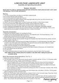 Patriot Lighting Manualzz