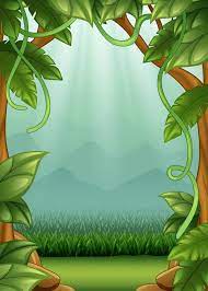Fundo De Selva Com Trepadeiras E Montanhas Simple Background Images Simple Backgrounds Background