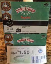 See the best & latest donut shop k cup coupons on iscoupon.com. New Green Mountain And The Original Donut Shop Catalina Coupon As Low As 4 24 Pods At Kroger Kroger Krazy