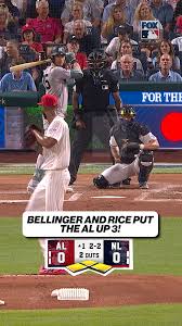 The AL gets on the board first in Philadelphia!