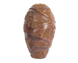 Lloyd Cheney Signed 2007 Sculptural Wooden Vase – Sheafer + King Modern
