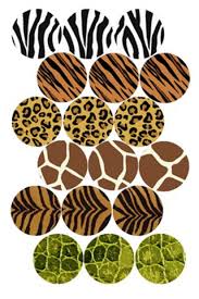 Mixed Animal Print Bottle Cap Image Pack Pdf File Emailed Bottle Cap Images Print Collage Bottle Cap Crafts
