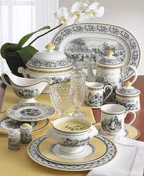 Black And White Toile Dinnerware Set Pin By Phoebe Kim On Kitchen Dinnerware Villeroy Boch Dining And Entertaining