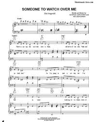 Someone To Watch Over Me Sheet Music Ella Fitzgerald Piano Sheet Music Free Sheet Music Jazz Sheet Music