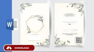 Apa sih undangan pernikahan itu? Download Undangan Pernikahan Simple Elegan Dengan Word Templatekita Com