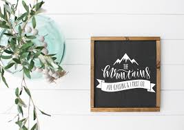 Free Silhouette Cut File The Mountains Are Calling Silhouette School
