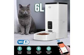 @walmart #dinewithcesar #treatwithcesar #collectivebias #ad via @craftcreatcook1. Dick Smith Petscene 6l Automatic Pet Feeder Wi Fi Enabled Smart Dog Cat Feeder With App Remote Control Pets Pet Care Pet Supplies