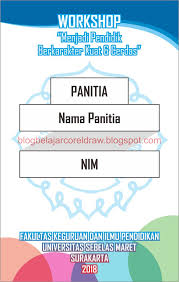 Enter your info to complete your purchase. Download Template Id Card Panitia Format Vector Coreldraw