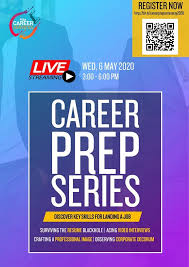 Career Preparation Series May 2020 Career Education Webinar