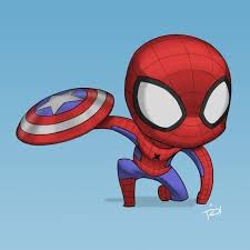 Spider Man Civil War Chibi Marvel Spiderman Marvel Art