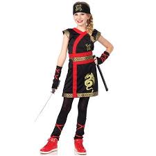 Leg Avenue 5pc Girls Ninja Warrior W Dress Belt Gloves Leg Warmers Headband Walmart Com Ninja Halloween Costume Warrior Costume Ninja Girl