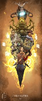 Uncharted can be compared to tomb raider, they are hugely similiar titles but in this guys opinion uncharted has far better plots. Uncharted 2 Journey To Shambala Art By Christopher Clancy Uncharted Artwork Uncharted Tattoo Uncharted Game