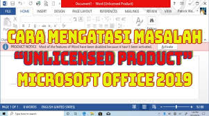 Pilih versi office di bawah ini untuk mempelajari cara mengaktifkan office. Cara Aktivasi Microsoft Office 2019 Yang Unlicensed Product Archives Benisnous