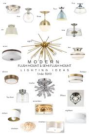 If you are searching for a low profile ceiling light for the bedroom, there is a good. 20 Modern Flush Mount Semi Flush Mount Lighting Ideas Katrina Blair Interior Design Small Home Style Modern Livingkatrina Blair
