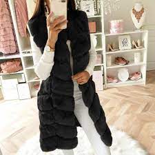 Mariage, fiançailles, soirée officielle, bal, fête de mariage. Gilet Fourrure Sans Manche Cdiscount