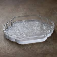 霜降推荐 梁明毓古法脱蜡琉璃作品水天一色壶承茶海茶盘茶点盘 淘宝网 glass art glass home deco