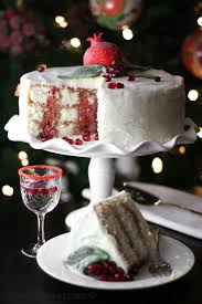 Rich chocolate peppermint cake moistened with sweetened condensed milk, smothered in whipped cream, and topped with candy cane bits. Merry And Bright Pomegranate Christmas Cake Sprinkle Bakes