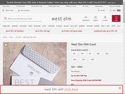 In the next step as you get an access to the page, you have to enter the gift. West Elm Gift Card Balance Check Balance Enquiry Links Reviews Contact Social Terms And More Gcb Today
