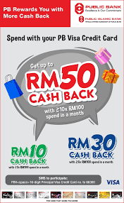 Reduction or limits on interest rates to 6% in effect for your entire active duty service. New Public Bank Credit Card Campaign Offers Up To Rm50 Cashback