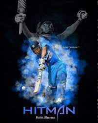 Rohit Sharma Cricket Poster Cricket Wallpapers Mumbai Indians Ipl