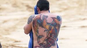 Ben white at modern art and body tattoo part 3 Ben Affleck S Back Tattoo Know Your Meme