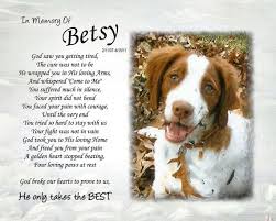 Brittany Personalized Pet Memorial Personalized Pet Pet Memorials