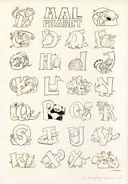 Das Malphabet Kinder Lernen Alphabet Schule