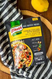 Check spelling or type a new query. Easy Lemon Chicken With Barley Knorr One Skillet Meal Starters As Low As 1 49 At Kroger Deal Seeking Mom