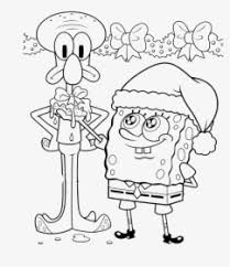 Includes images of baby animals, flowers, rain showers, and more. Spongebob And Squidward Take Charge Of Christmas Coloring Squidward And Spongebob Drawing Hd Png Download Transparent Png Image Pngitem