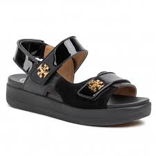 A wide variety of tory burch shoes options are available to you Sandals Tory Burch Kira Sport Sandal 62140 Perfect Black Perfect Black Perfect Black 004 Casual Sandals Sandals Mules And Sandals Women S Shoes Efootwear Eu