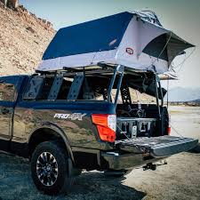 The nutzo tech 1 rack has the most modular configuration that we offer. Nissan Roof Top Overland