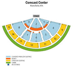 logical xfinity center seat numbers meadows music center