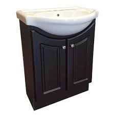 Magick Woods Eurostone Deluxe 24 Inch W Vanity Ensemble In Dark Chocolate The Home Depot Canada