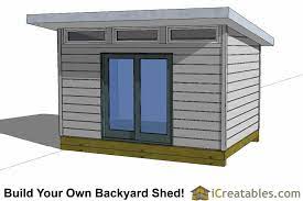 We are an authorized dealer and the industries top seller of our brands. 10x14 Modern Shed Plans 10x14 Office Shed Plans Studio Shed