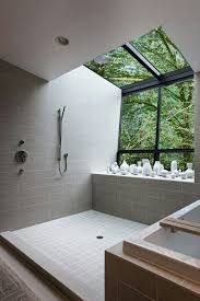 Modern Bathroom With Earth Tone Elements Contemporary Baths Minimalism Interior Minimal Bathroom