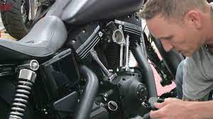 Eightball Custom Installation Montage Big Sucker Arlen Ness Luftfilter Harley Dyna Youtube