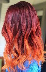 15 Gorgeous Red Ombre Hair Ideas For Fiery Ladies Fiery Red Hair Orange Ombre Hair Red Ombre Hair