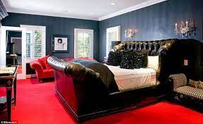 Ed Hardy Clothing Founder Puts His Tasteful Mansion Up For Sale Bedroom Red Bedroom Sets Leather Bedroom