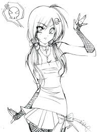 Saved by wecoloringpage coloring pages. Kawaii Cat Girl Coloring Pages Shefalitayal