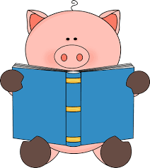 Image Pig Reading A Book Clip Art Pig Reading A Book Image Pig Illustration Book Clip Art Pig Pictures