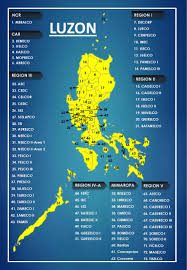 Luzon Vicinity Map Department Of Energy Philippines
